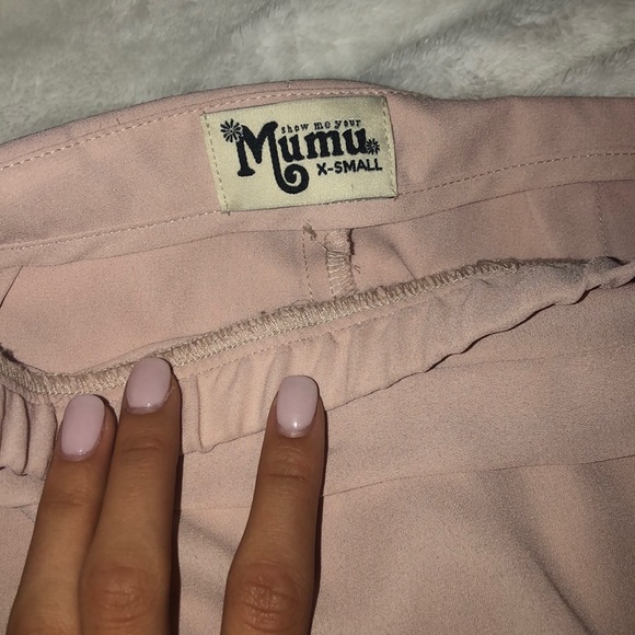 SHOW ME YOUR MUMU PINK WRAP SKORT - Picture 4 of 4